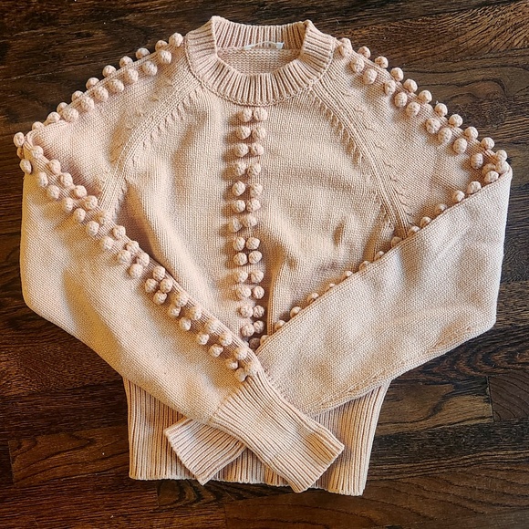 Chloe Sweaters - Chloe crewneck pom-pom sweater - Sz S